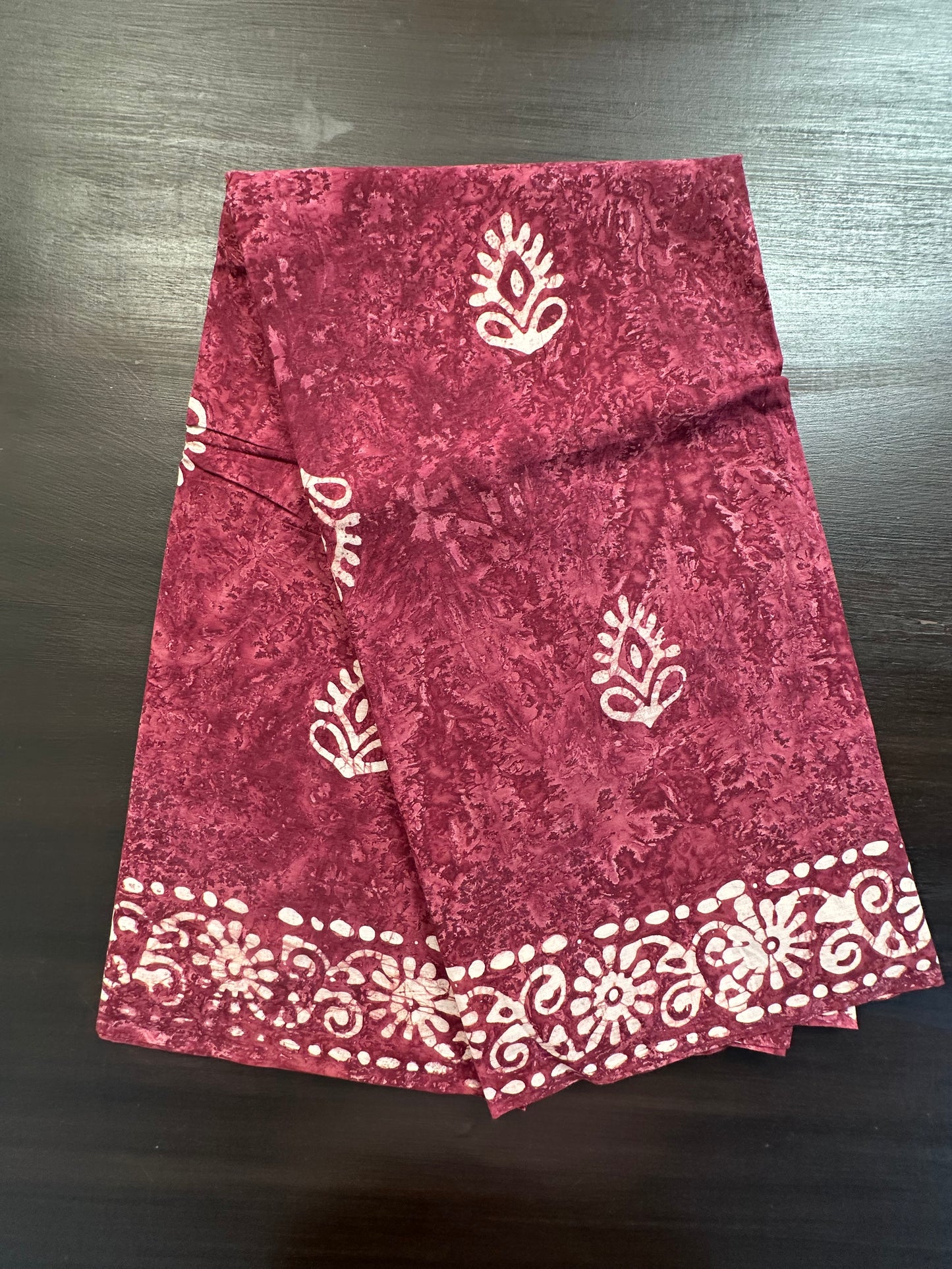 Batik Pure Cotton Saree