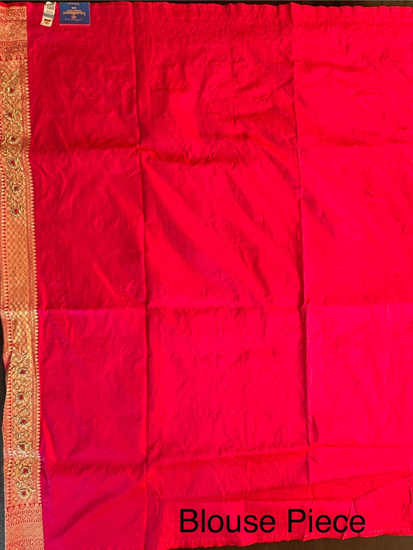 Rani Pure Banarasi Silk Saree With Gotapatti & Zarodozi Work