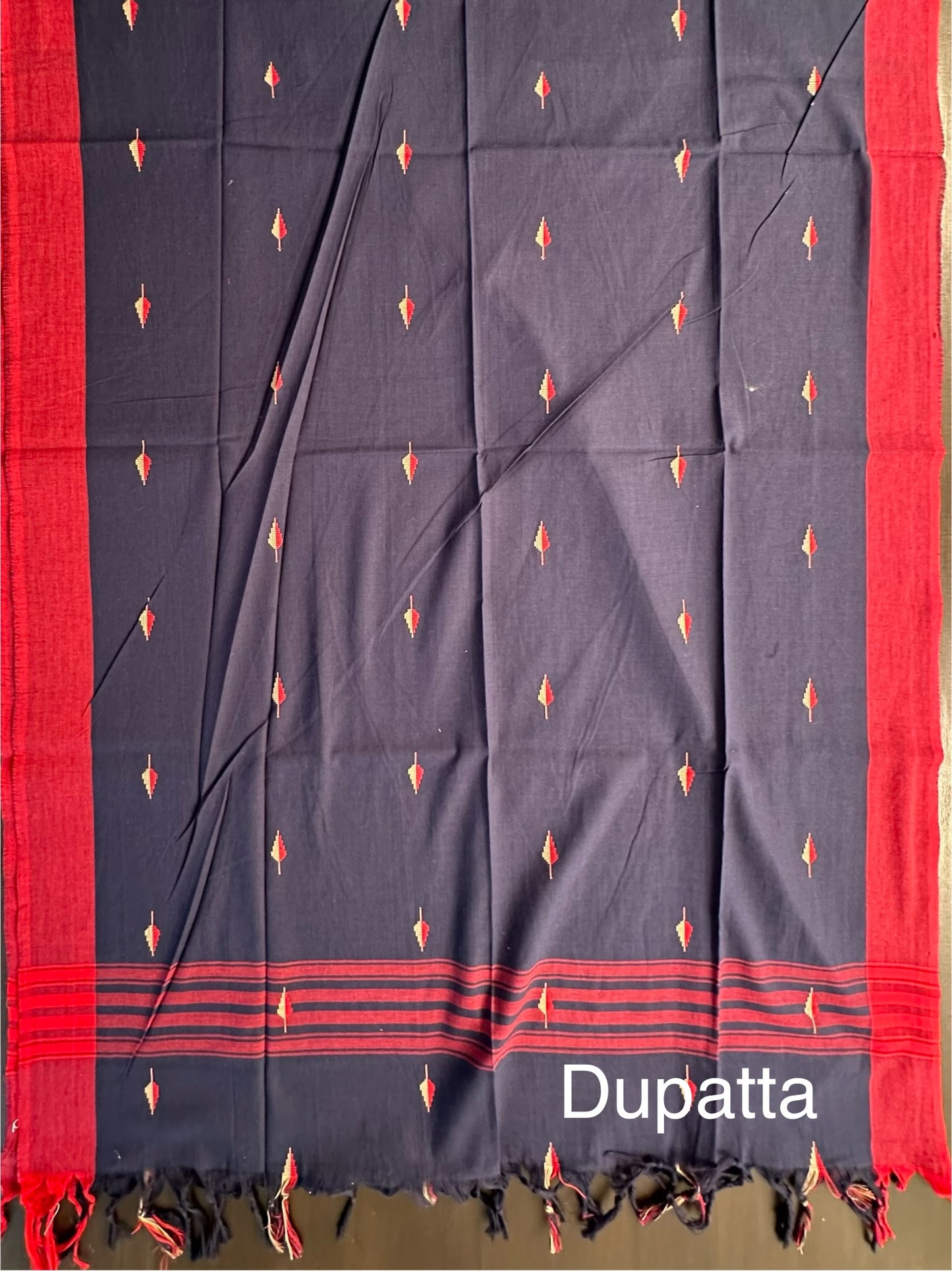 Jacquard Pure Handloom Cotton Suit