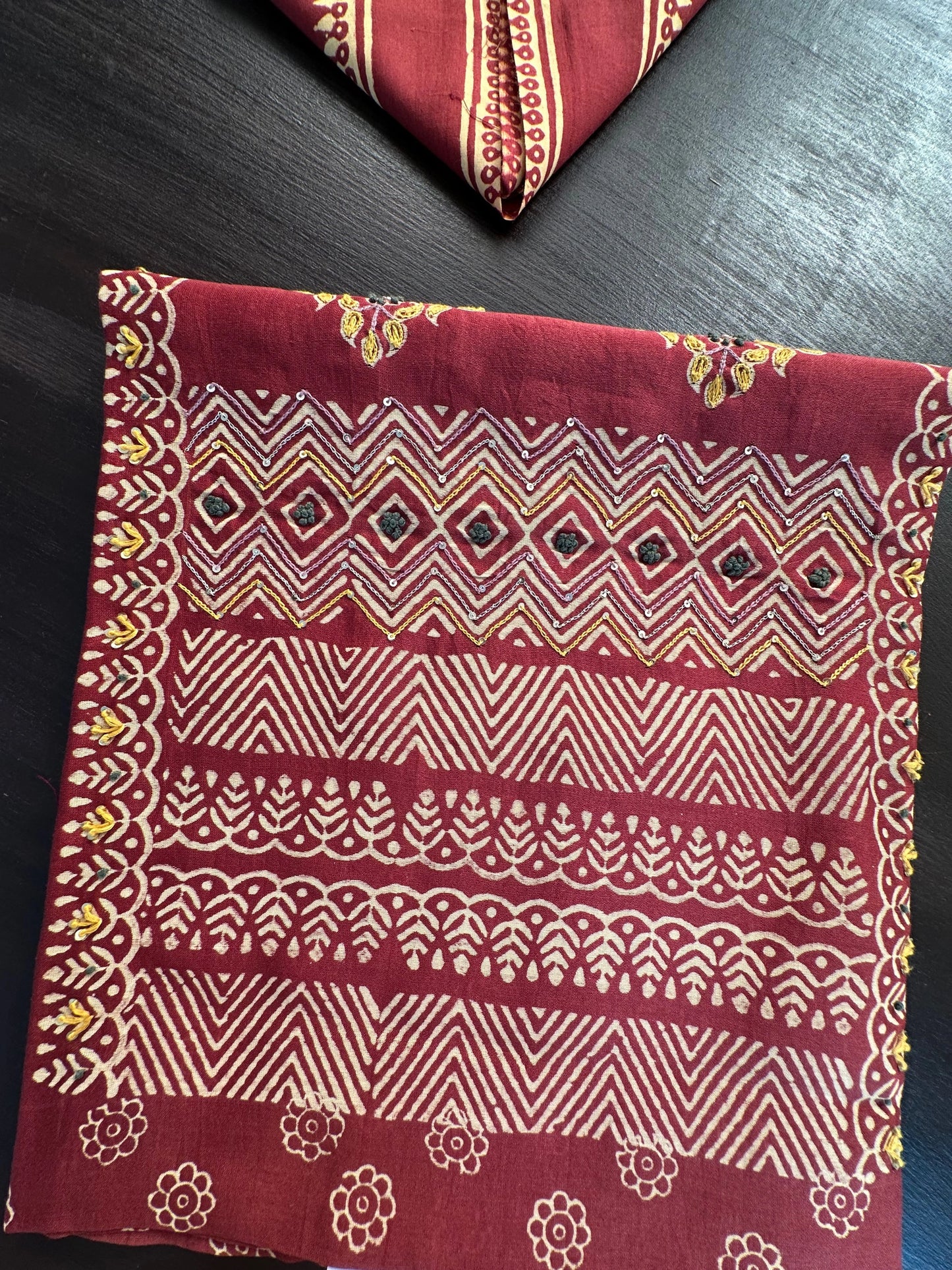 Pure Chanderi 3-Piece Suit
