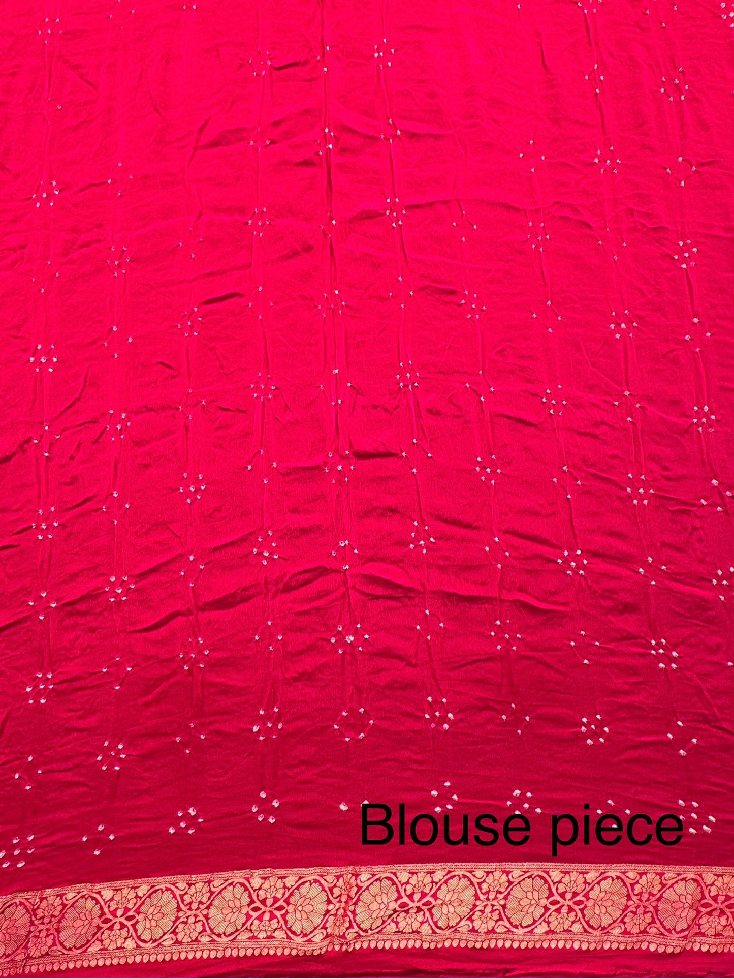 Pure Georgette Gharchola Bandhej Saree