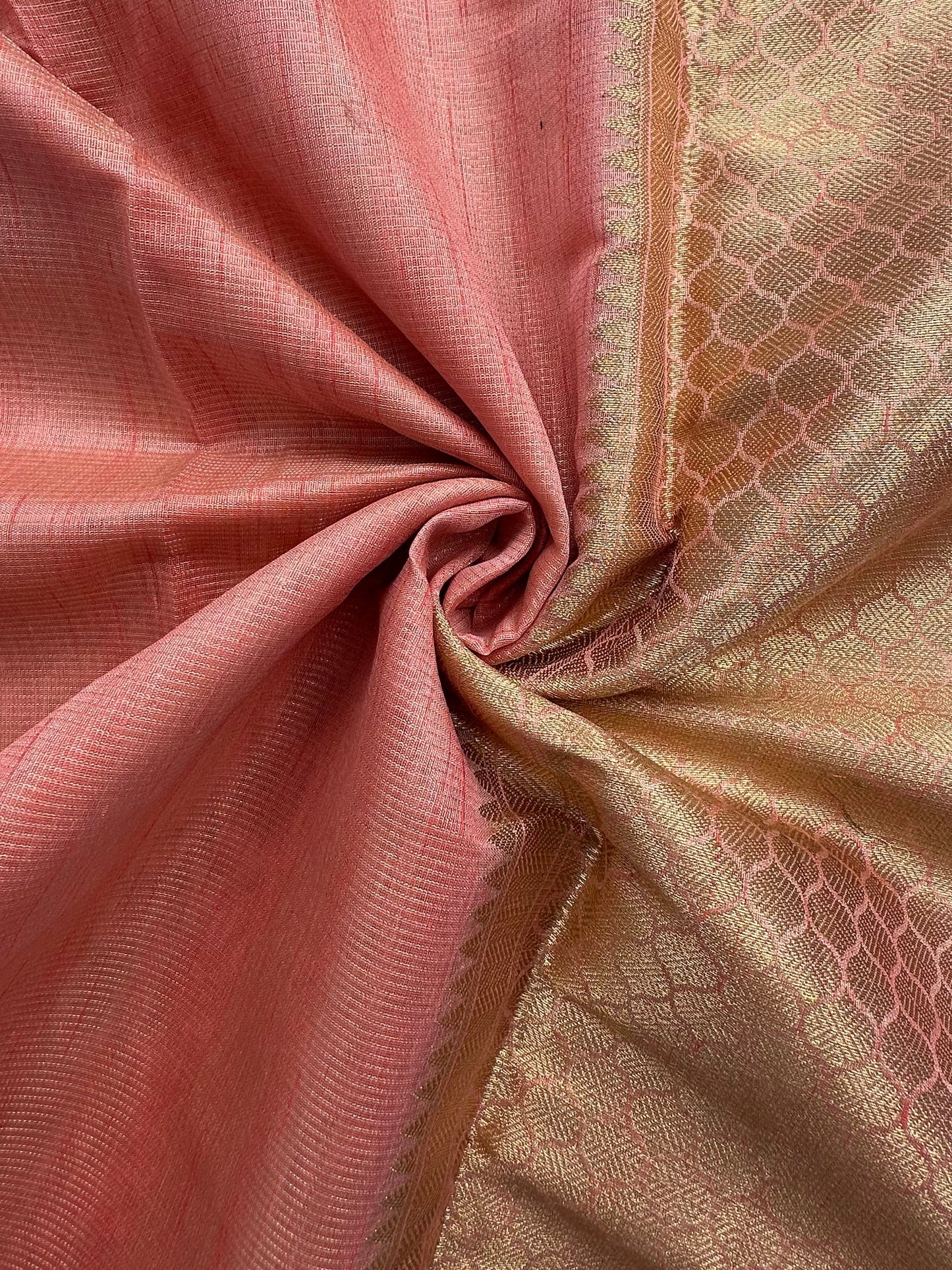 Pink Ananya Tissue Saree