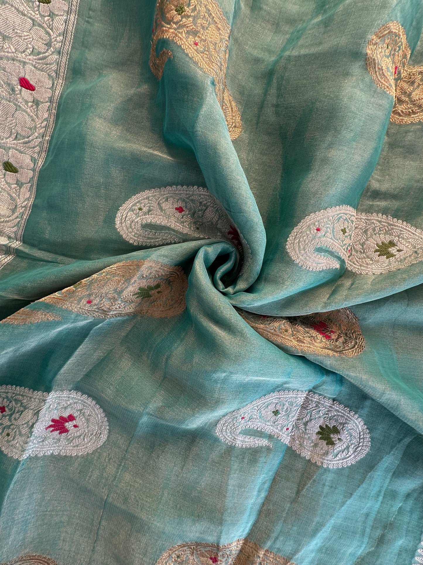 Georgette Tissue Saree
