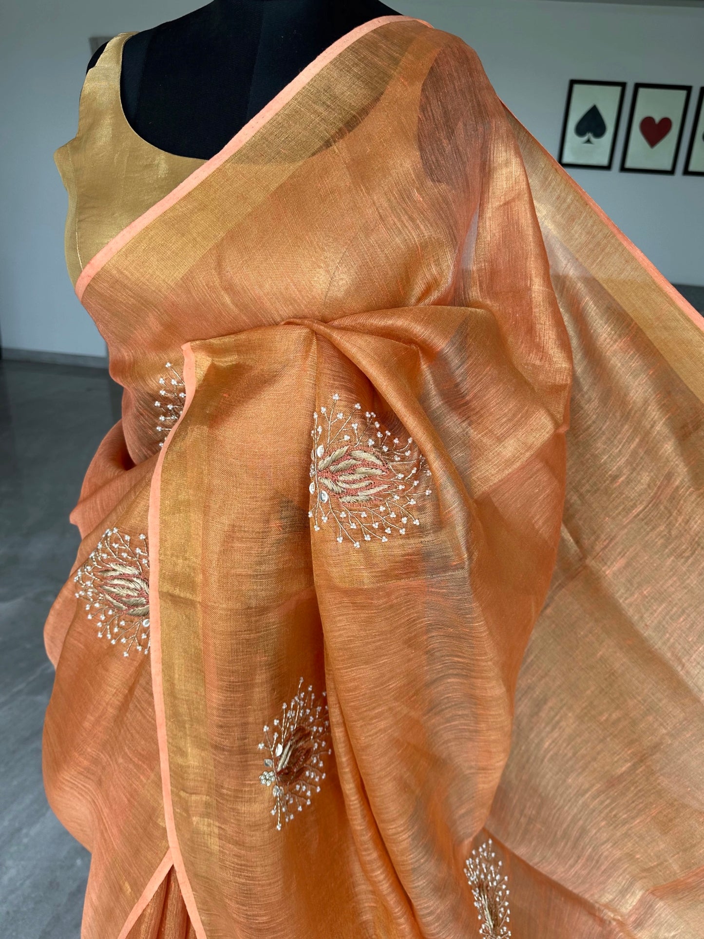 Fancy Tissue Saree