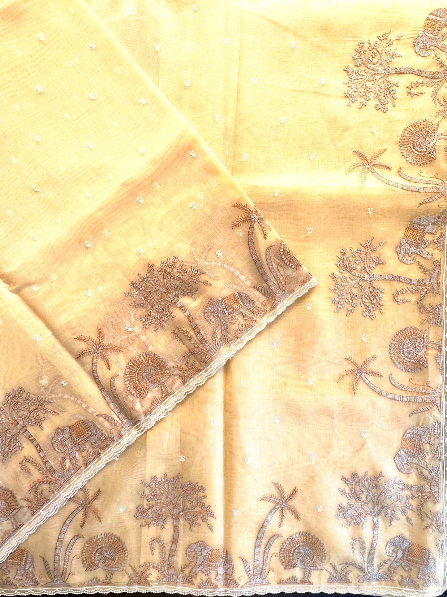 Blended Tissue Saree
