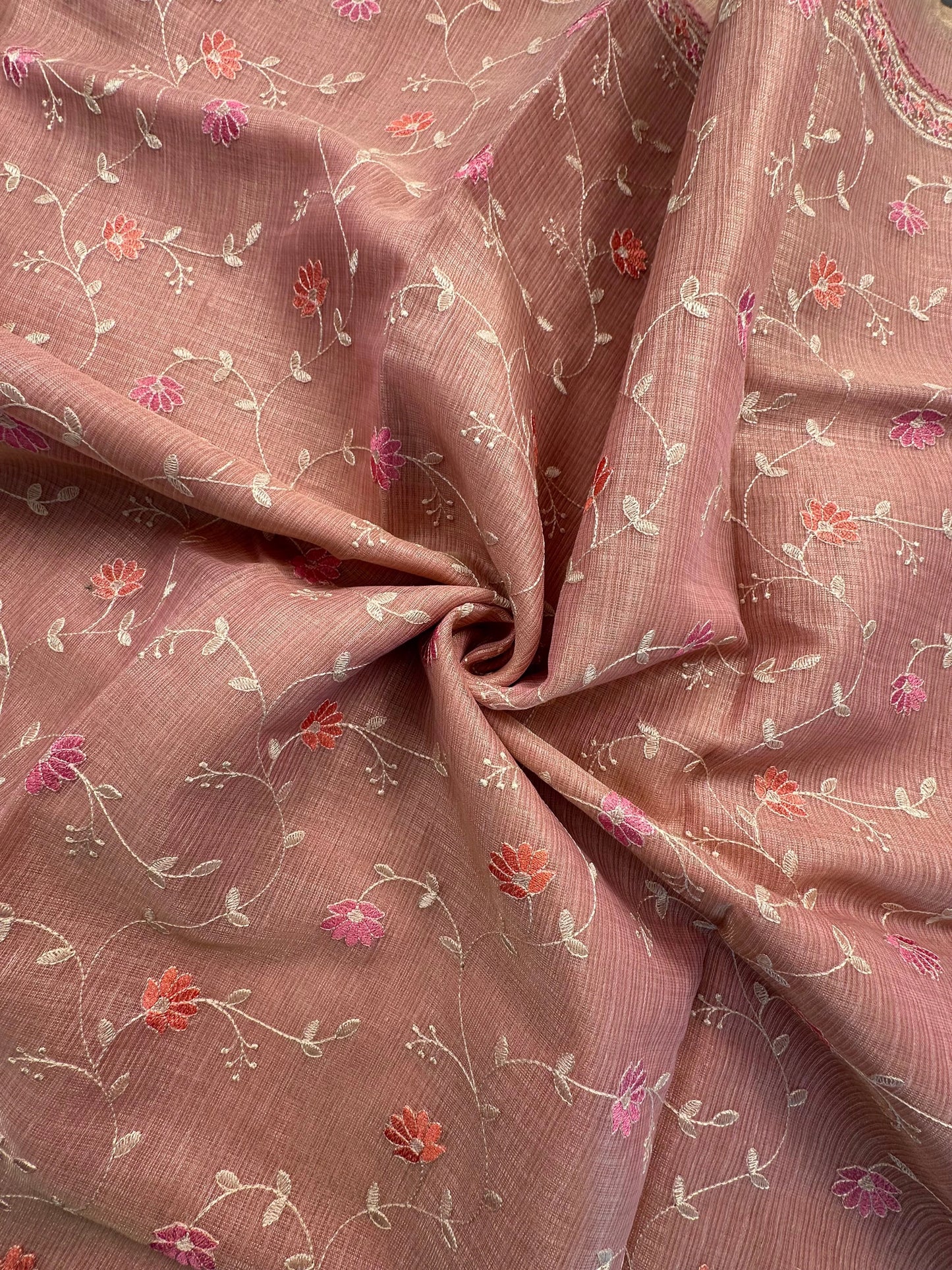 Pink Fancy Tissue Saree