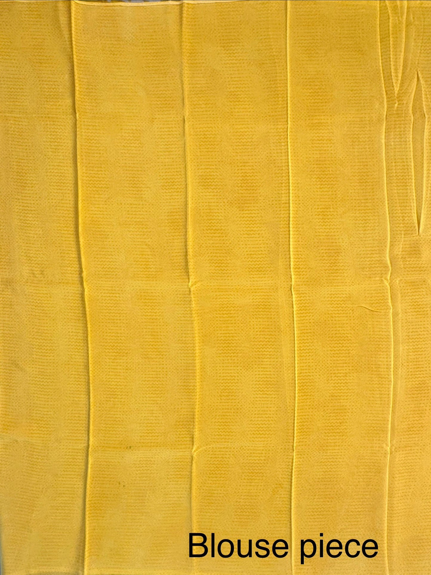 Off White-Yellow Floral Print Chiffon Saree