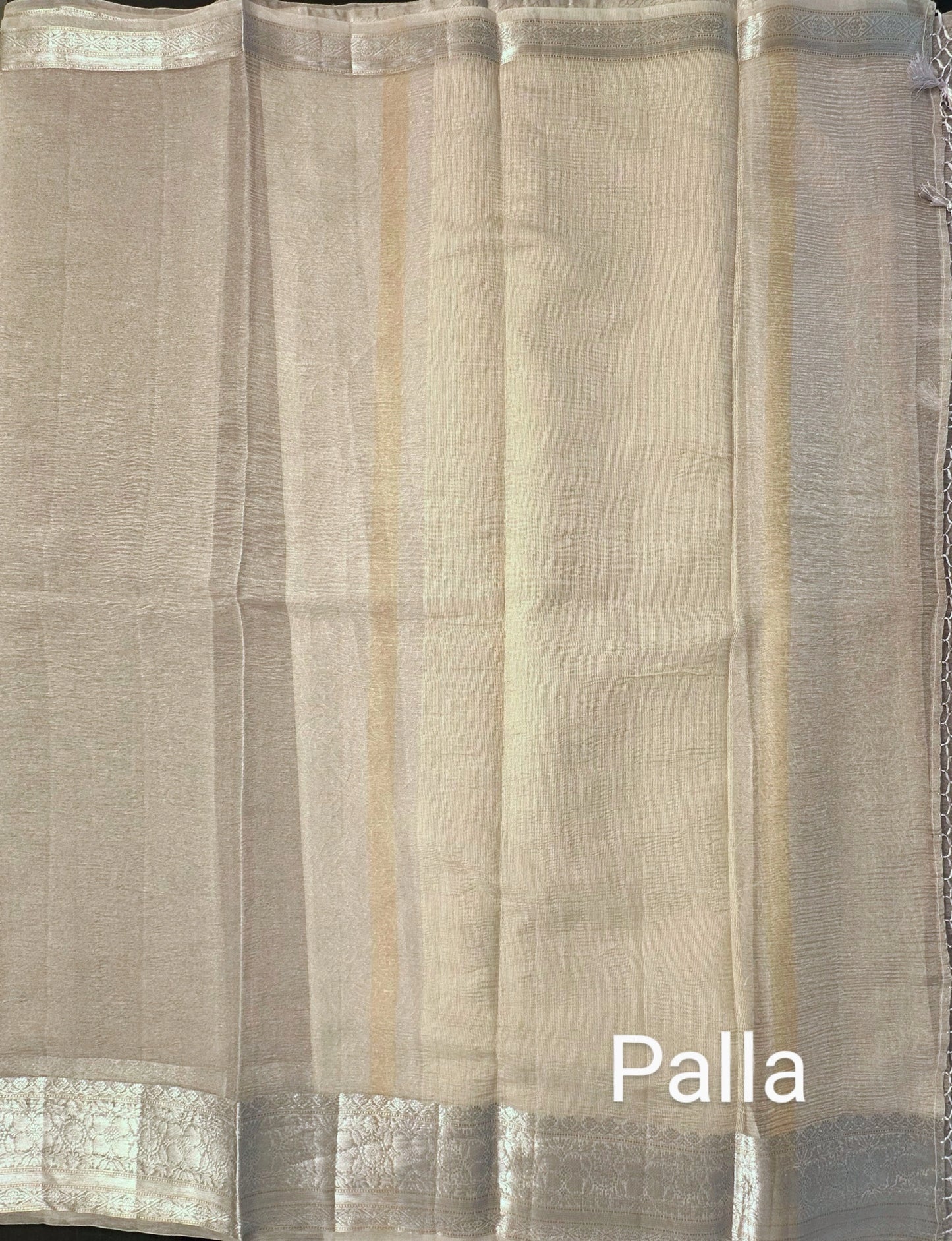 Silver Crush Pure Tissue Saree