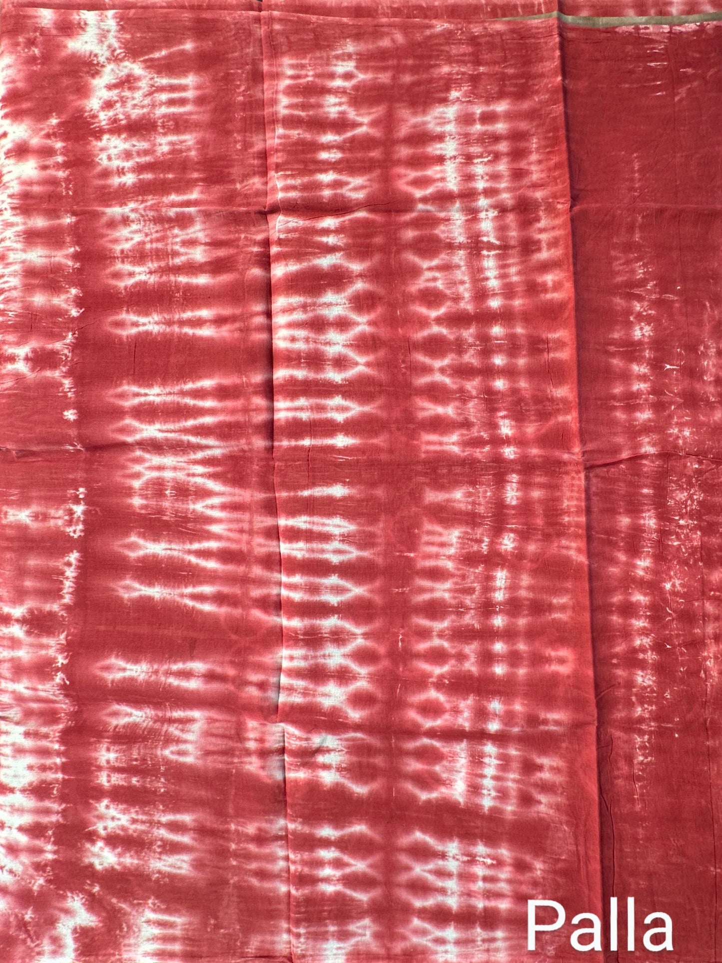 Beige Batik Pure Cotton Saree
