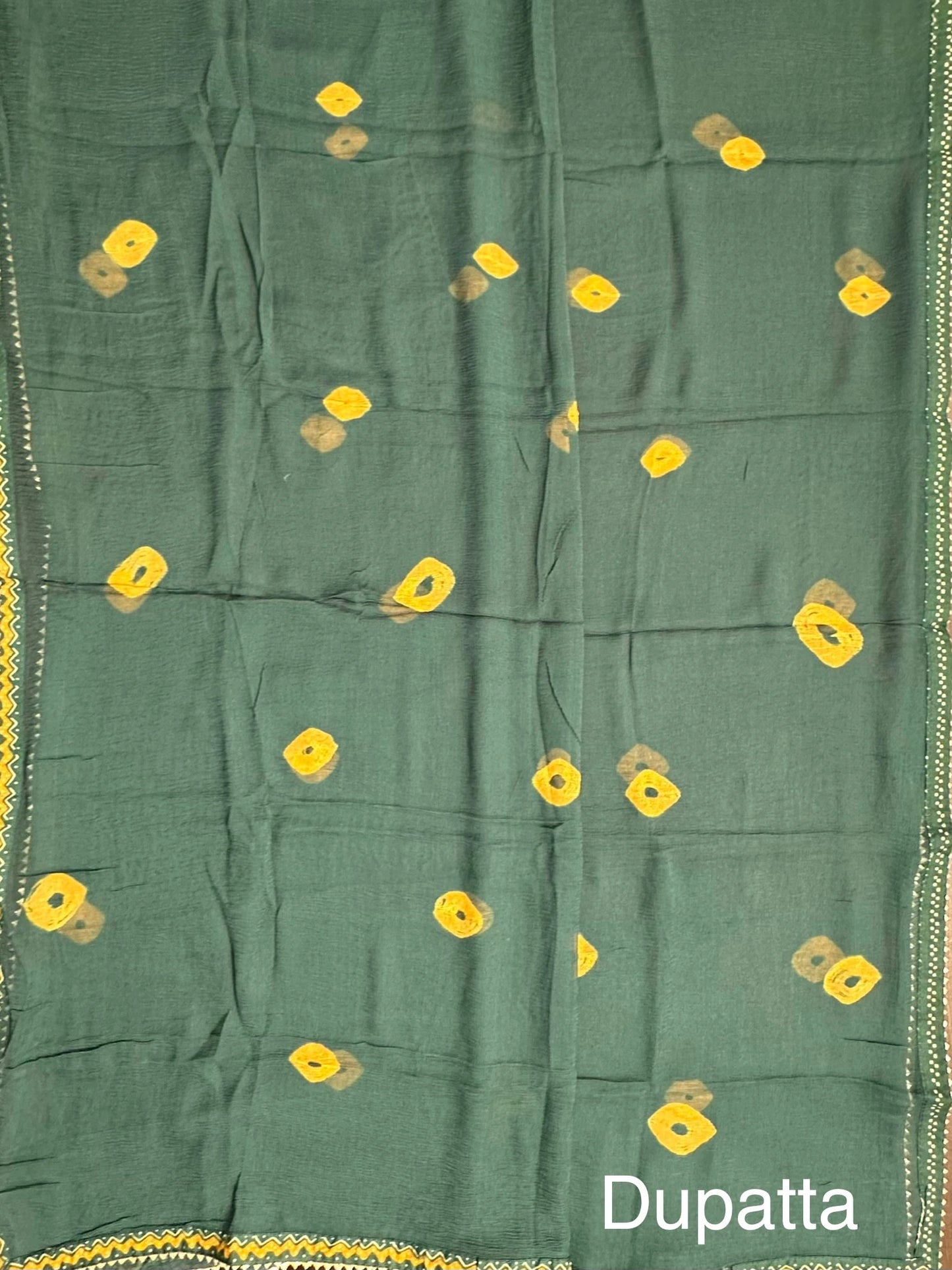Bottle Green Jaipuri Pure Cotton Suit