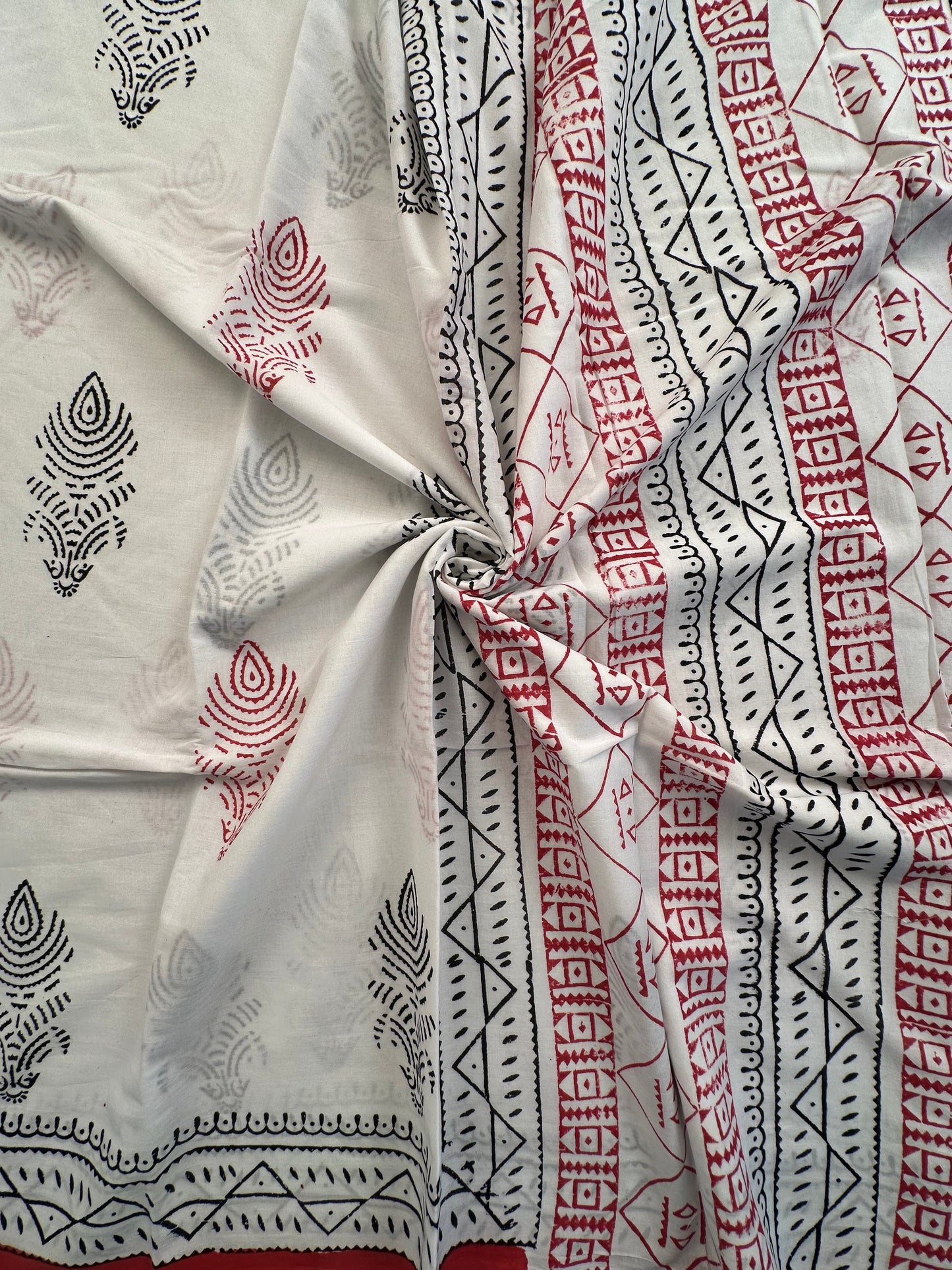 White Pure Cotton Saree