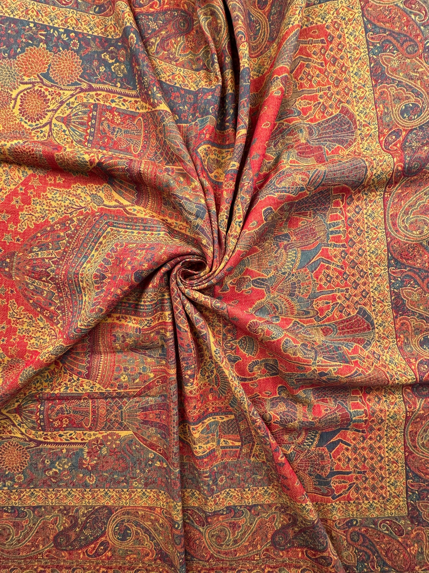 Mustard Woolen Shawl