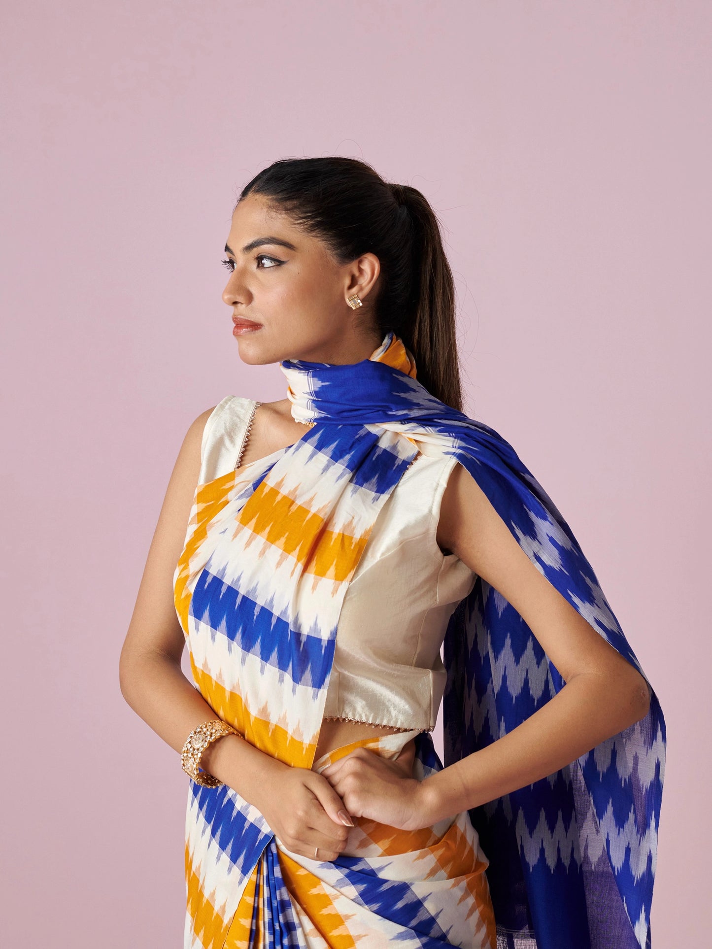 Ikkat Cotton Saree