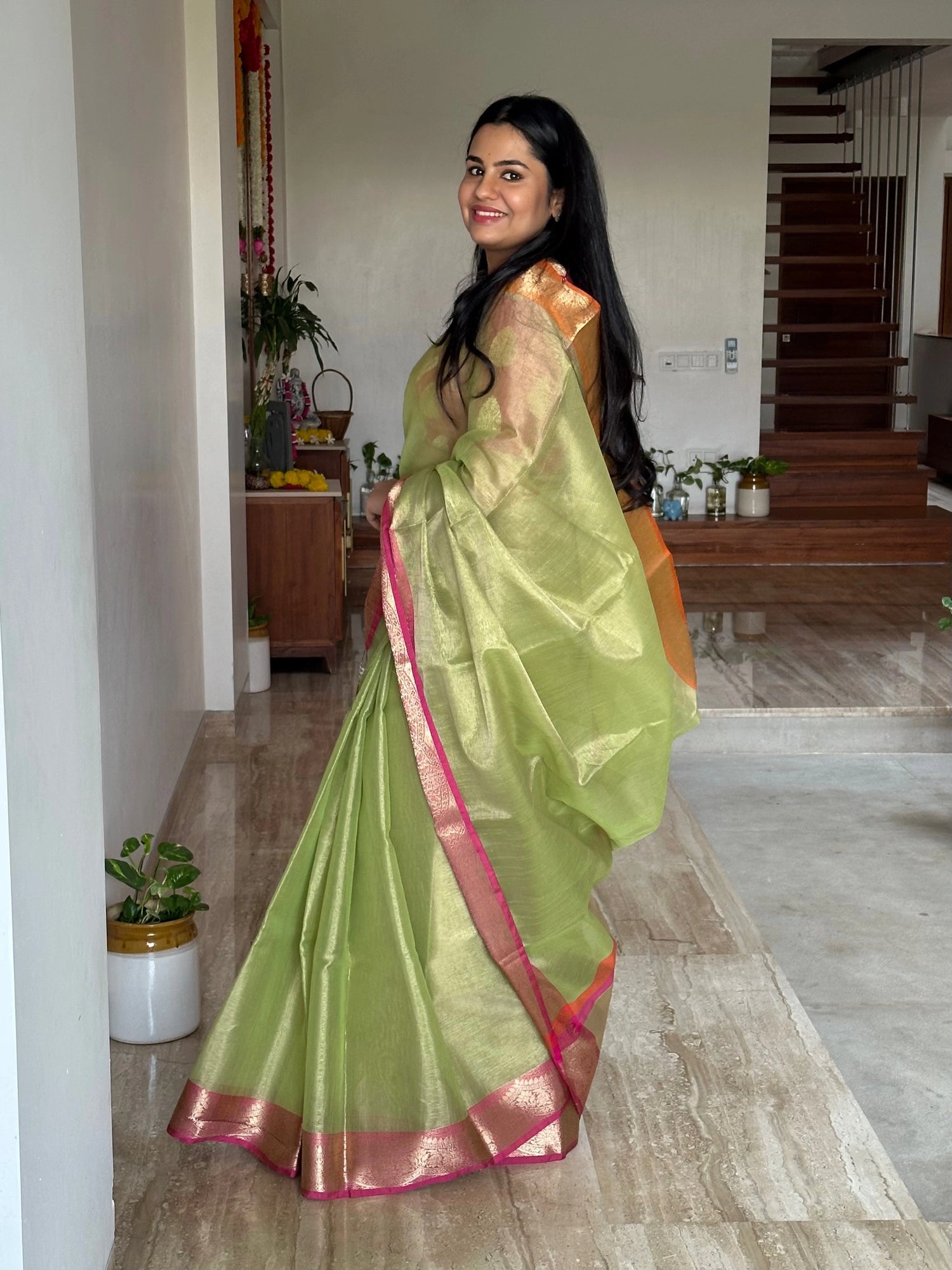 Nimrit Tissue Saree