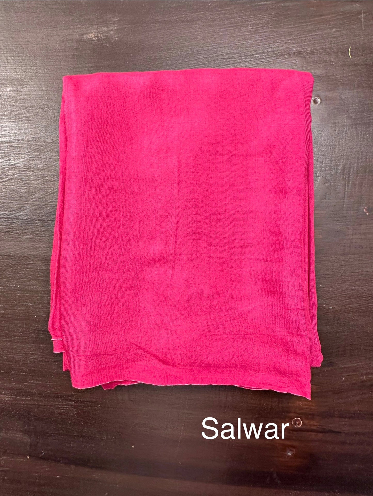 Magenta Artificial Crepe Unstitched 3-Piece Suit