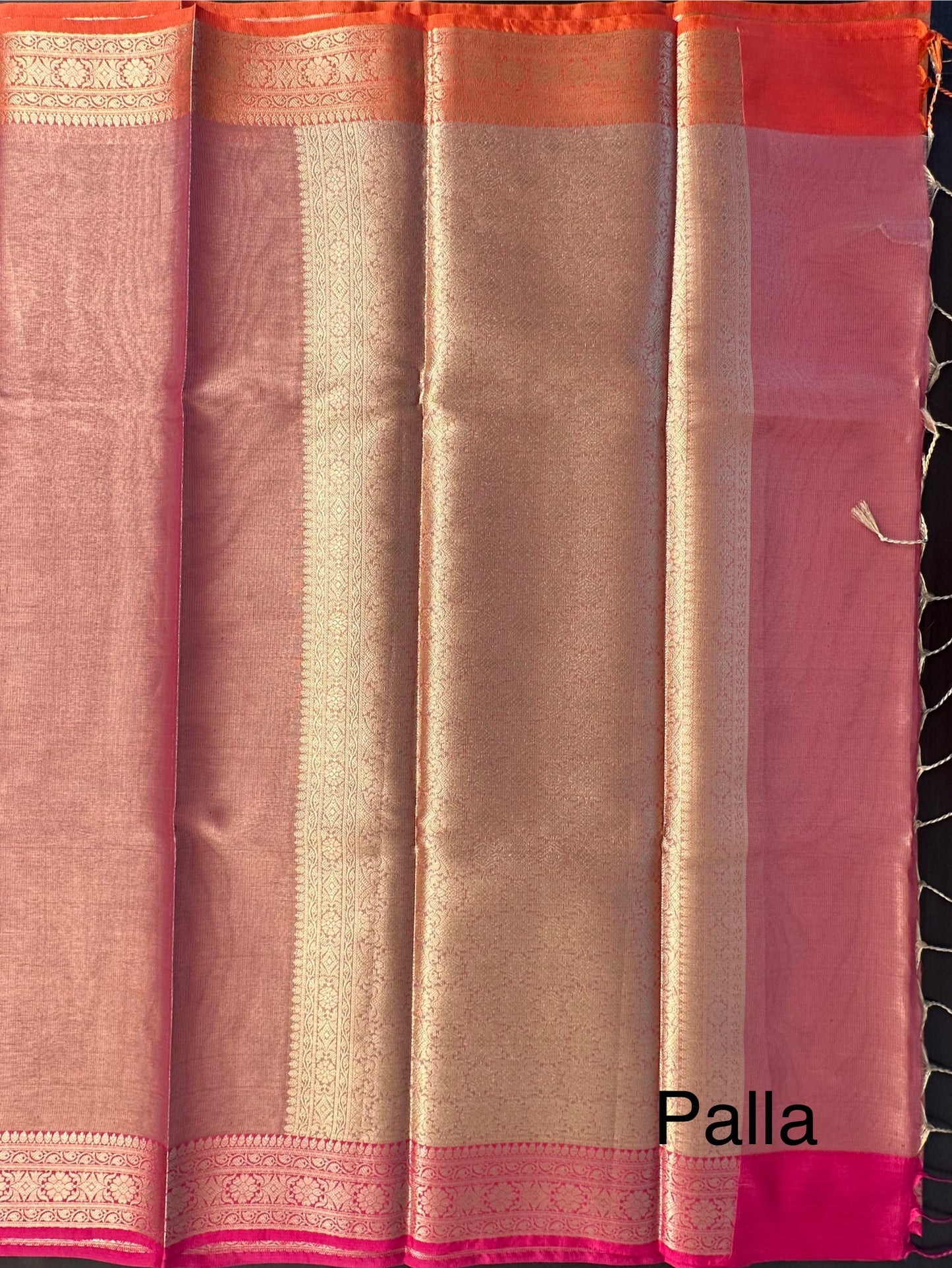 Dusky Pink Amrit Tissue Saree