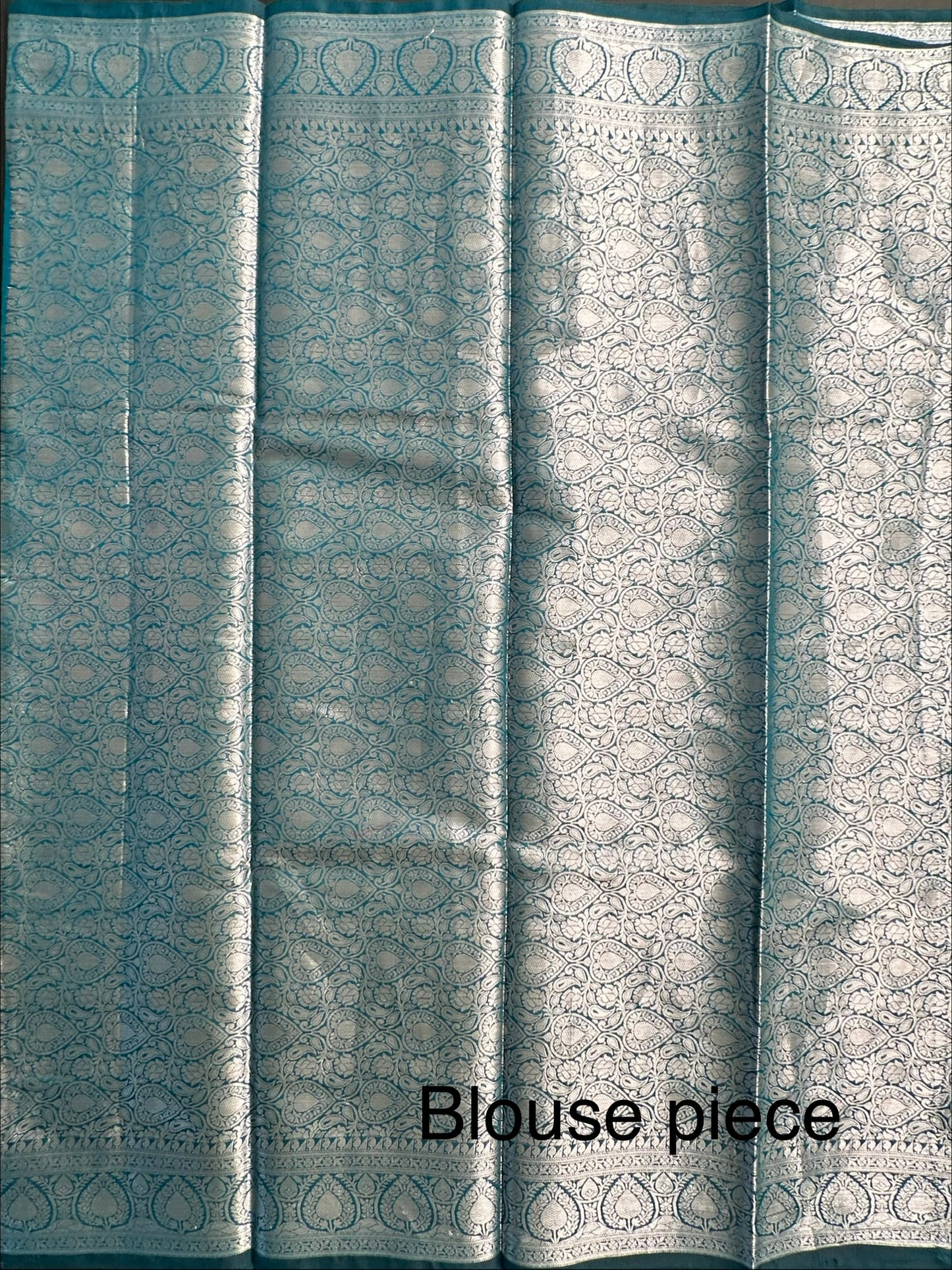 Rama Green Chanderi Cotton Saree