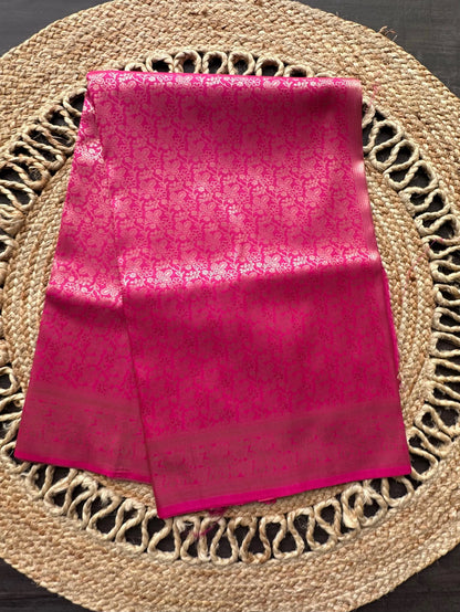 Rani Jamawar Art Silk Saree