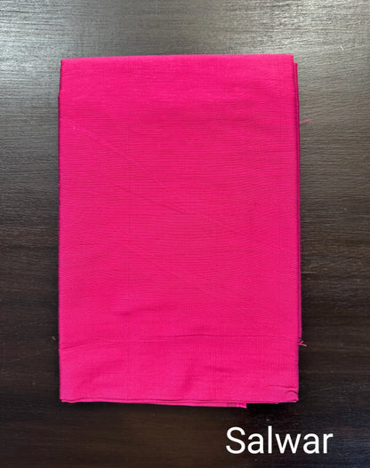 Pink Jacquard Handloom Suit