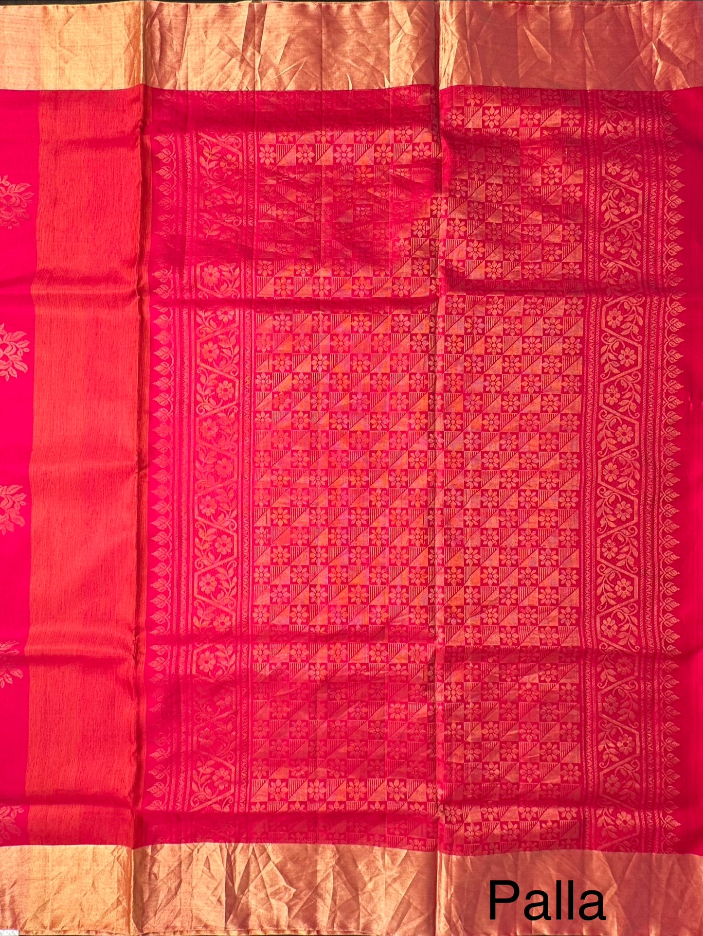 Coral-Rani Tiruchirapalli Pure Soft Silk Saree