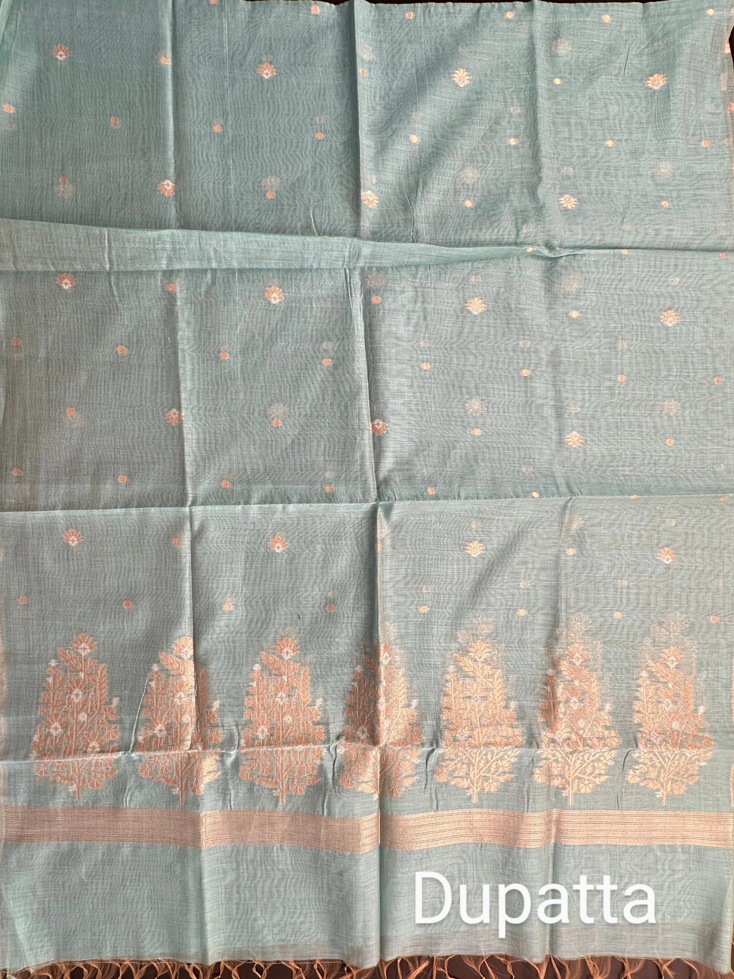 Mauve Jacquard Handloom Suit