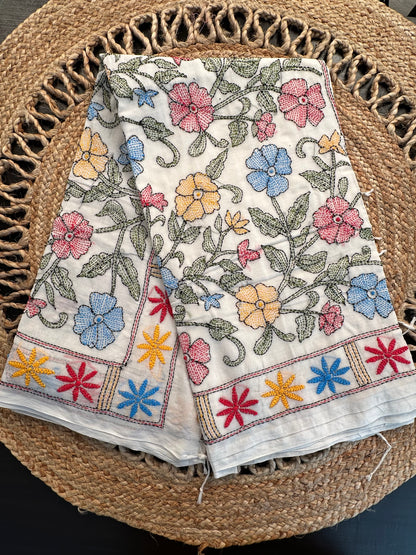 Kaantha Embroidery Cotton Saree