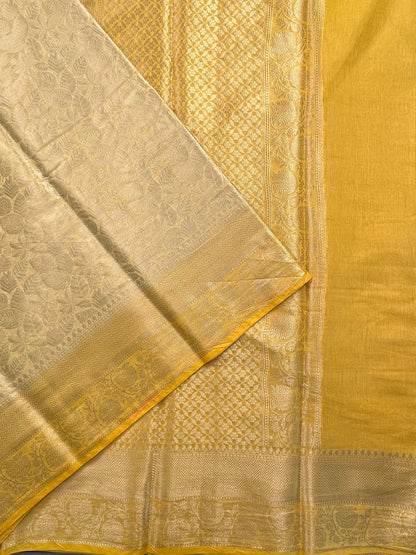Golden Vartika Tissue Saree
