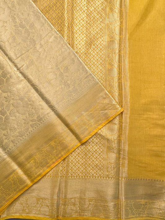 Golden Vartika Tissue Saree