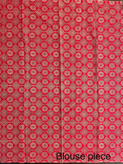 White Pure Cotton Saree