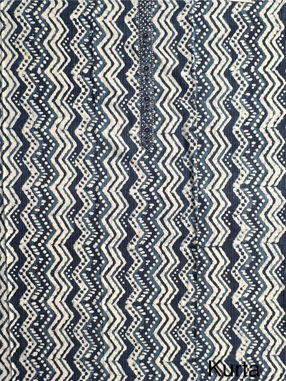 Indigo Pure Cotton Suit