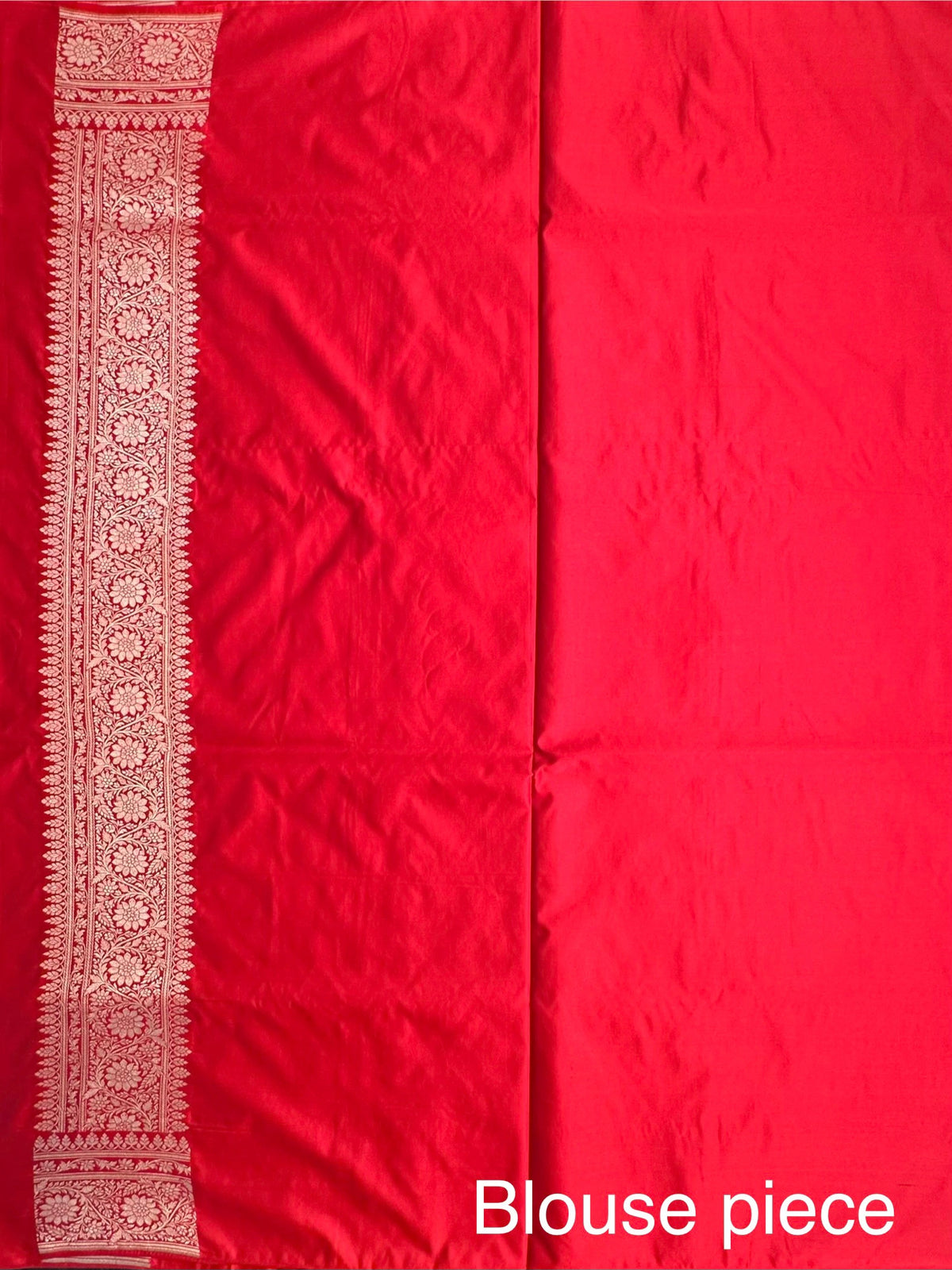 Red Banarasi Jaal Artificial Silk Saree