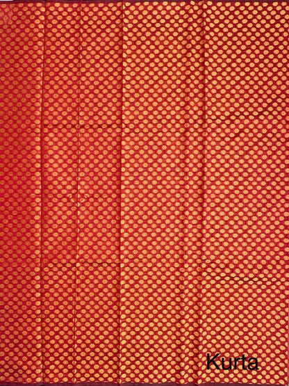 Maroon Jacquard 3-piece Unstitched Cotton Suit