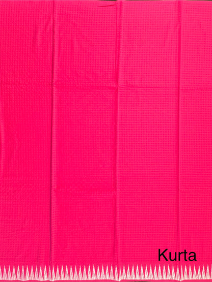 Rani Pink South Cotton 3-Piece Suit