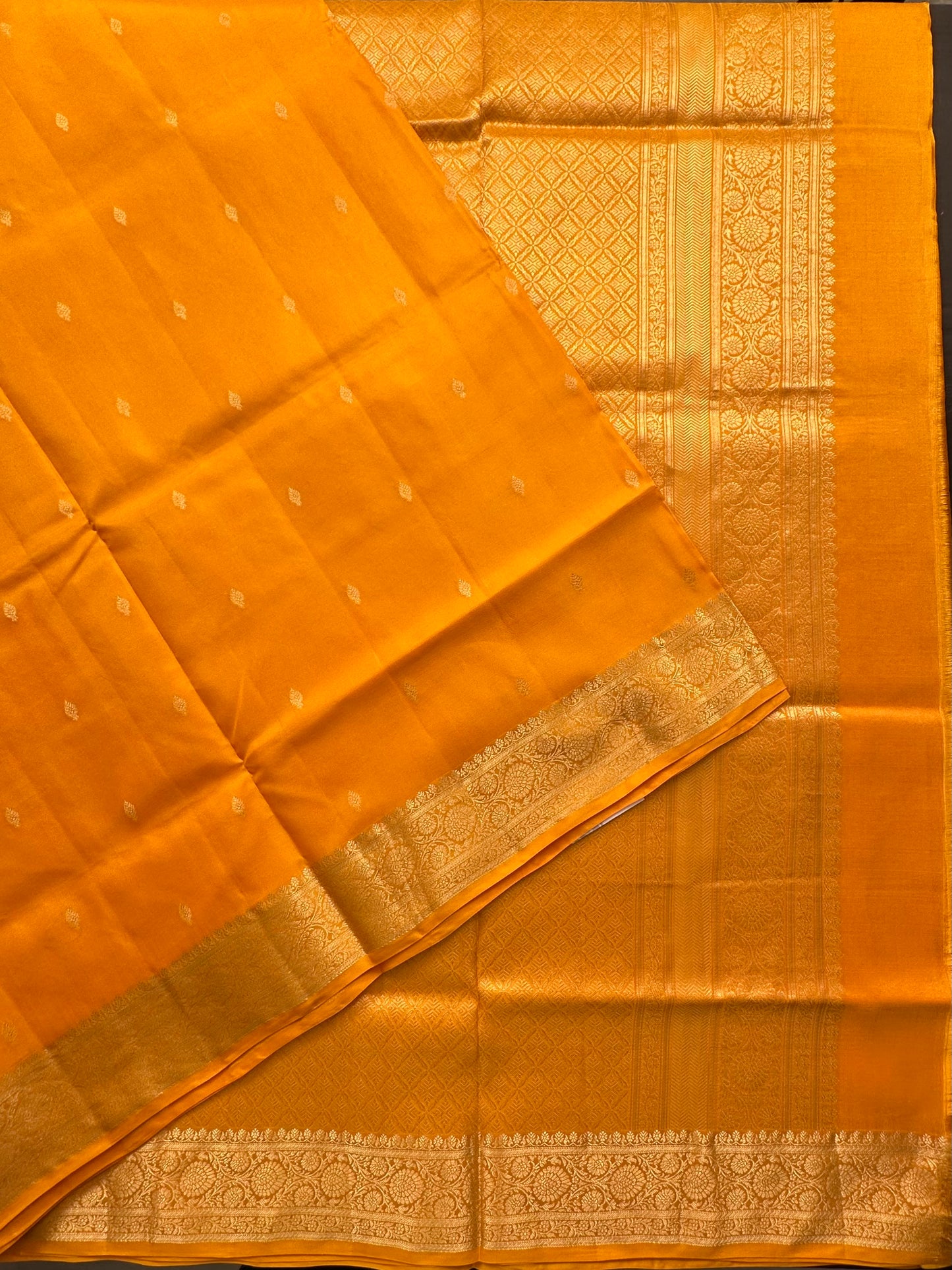 Yellow Handloom  Pure Silk Saree