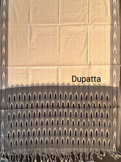 Ikkat Pure Cotton Suit
