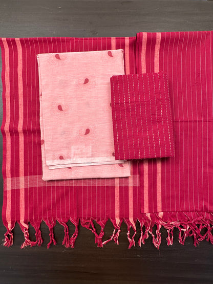 Peach South Cotton Suit