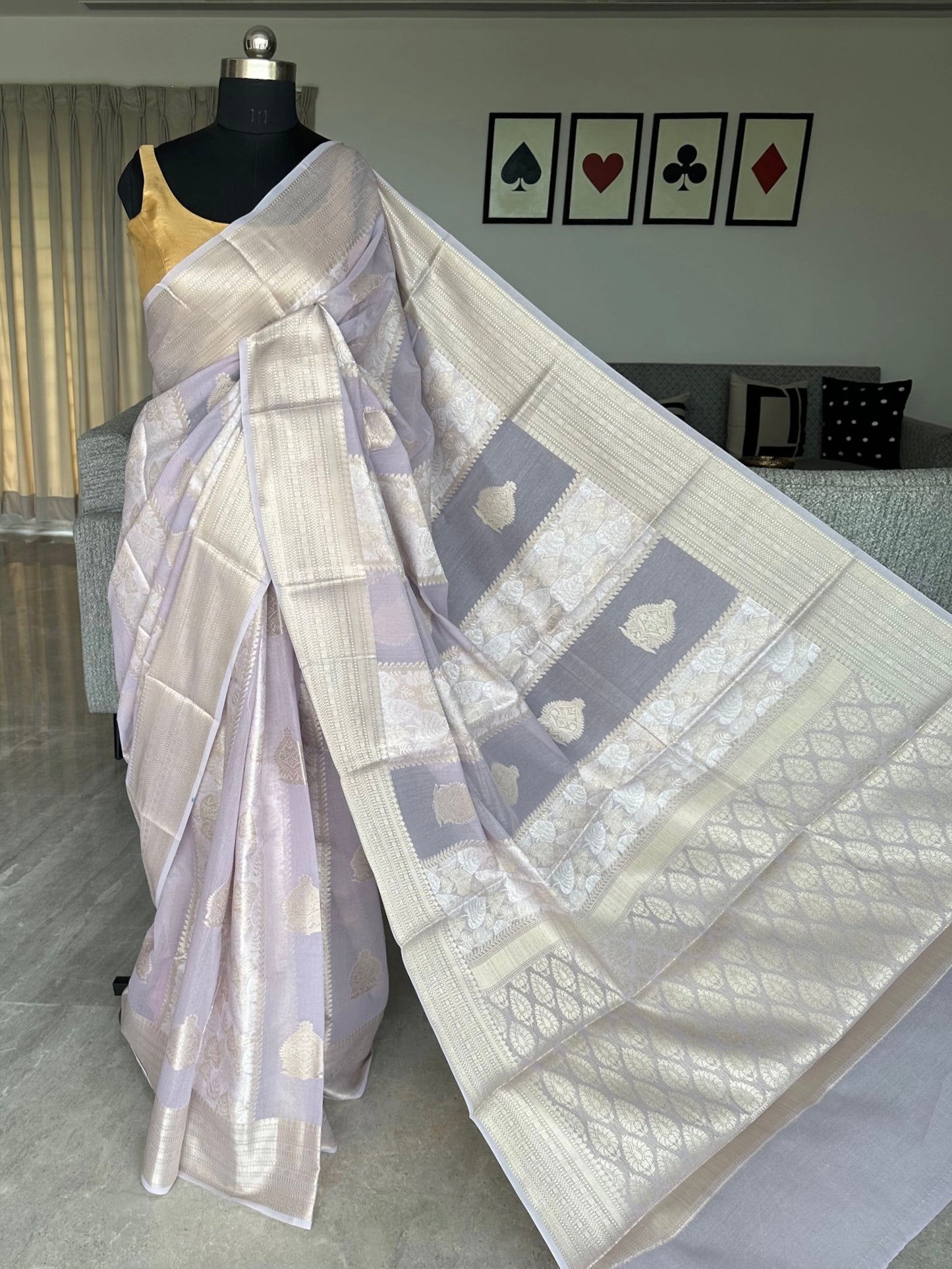 Cotton Chanderi Saree