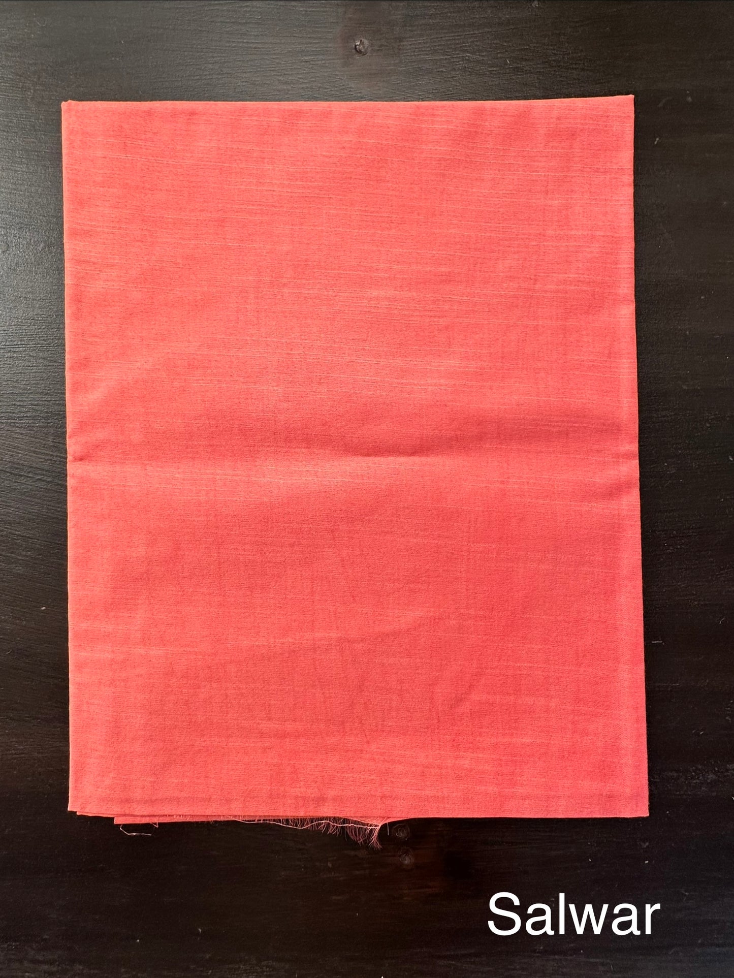 Coral Pink Salem Art Cotton 3-Piece Suit