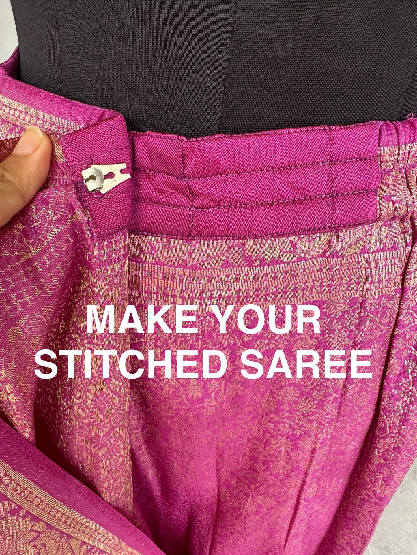 Pre-stitched/Draped Saree: Saree Add-on Service