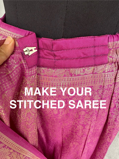 Pre-stitched/Draped Saree: Saree Add-on Service