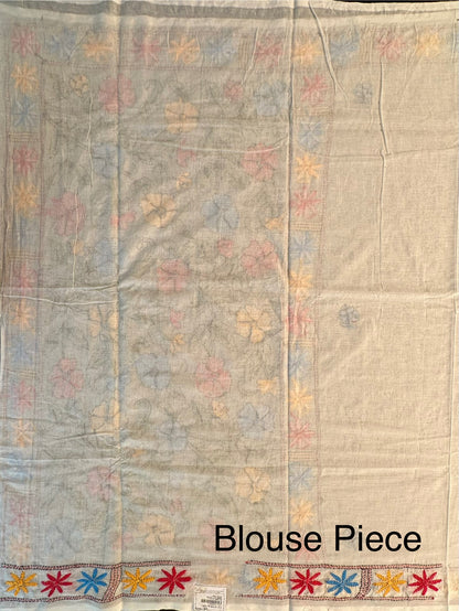 Kaantha Embroidery Cotton Saree