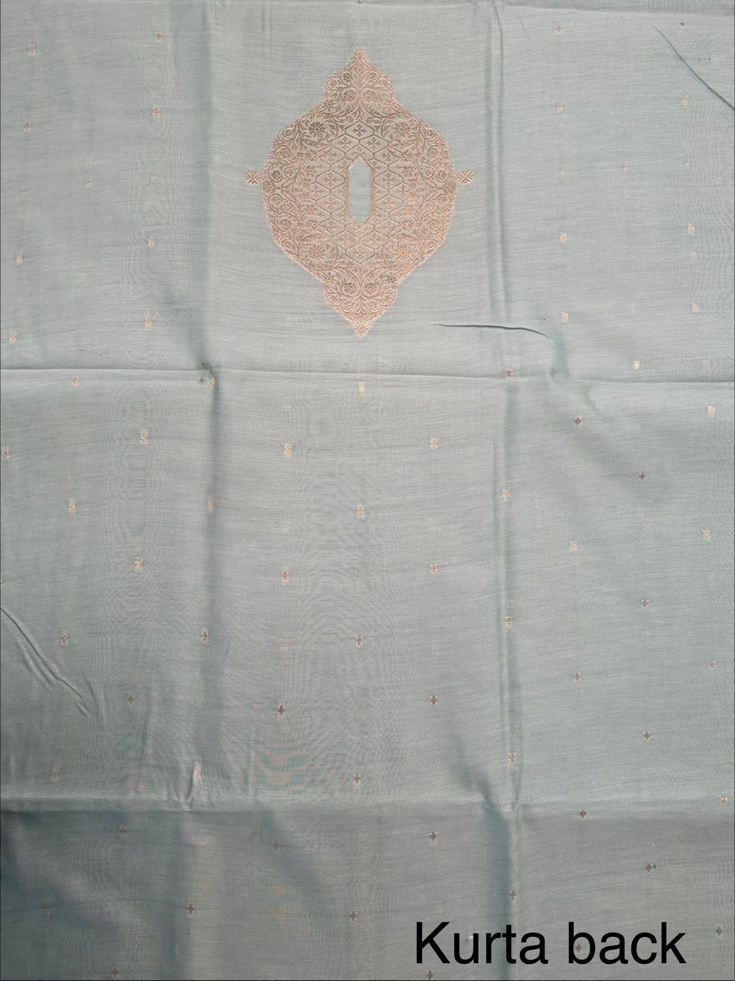 Pastel Blue Handloom Chanderi Suit