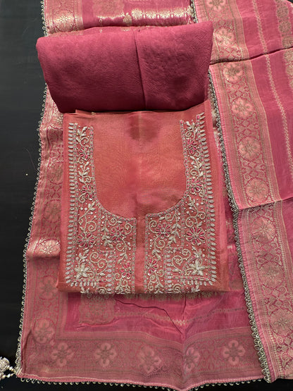 Pink Blended Tissue Suit