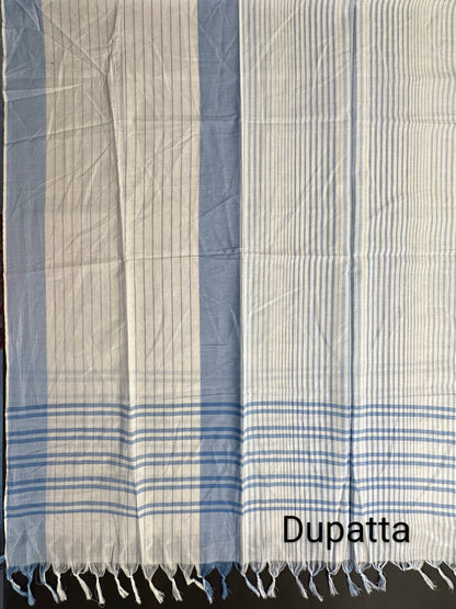 Checkered South Cotton Suit