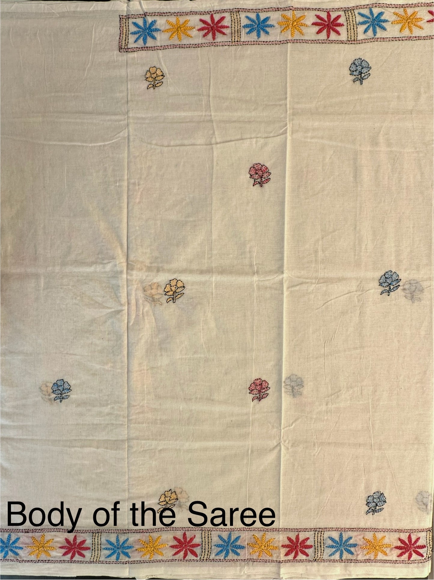 Kaantha Embroidery Cotton Saree
