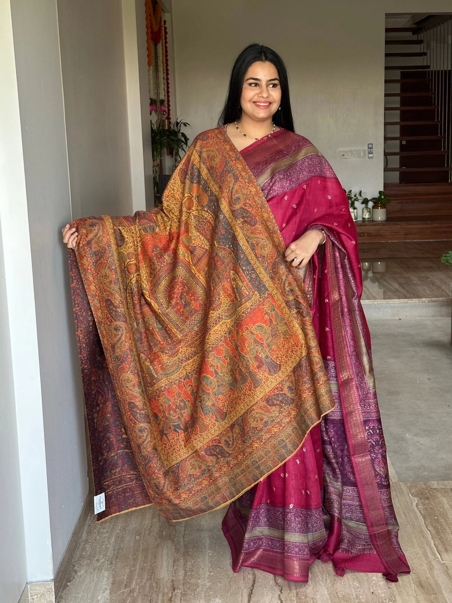 Mustard Woolen Shawl