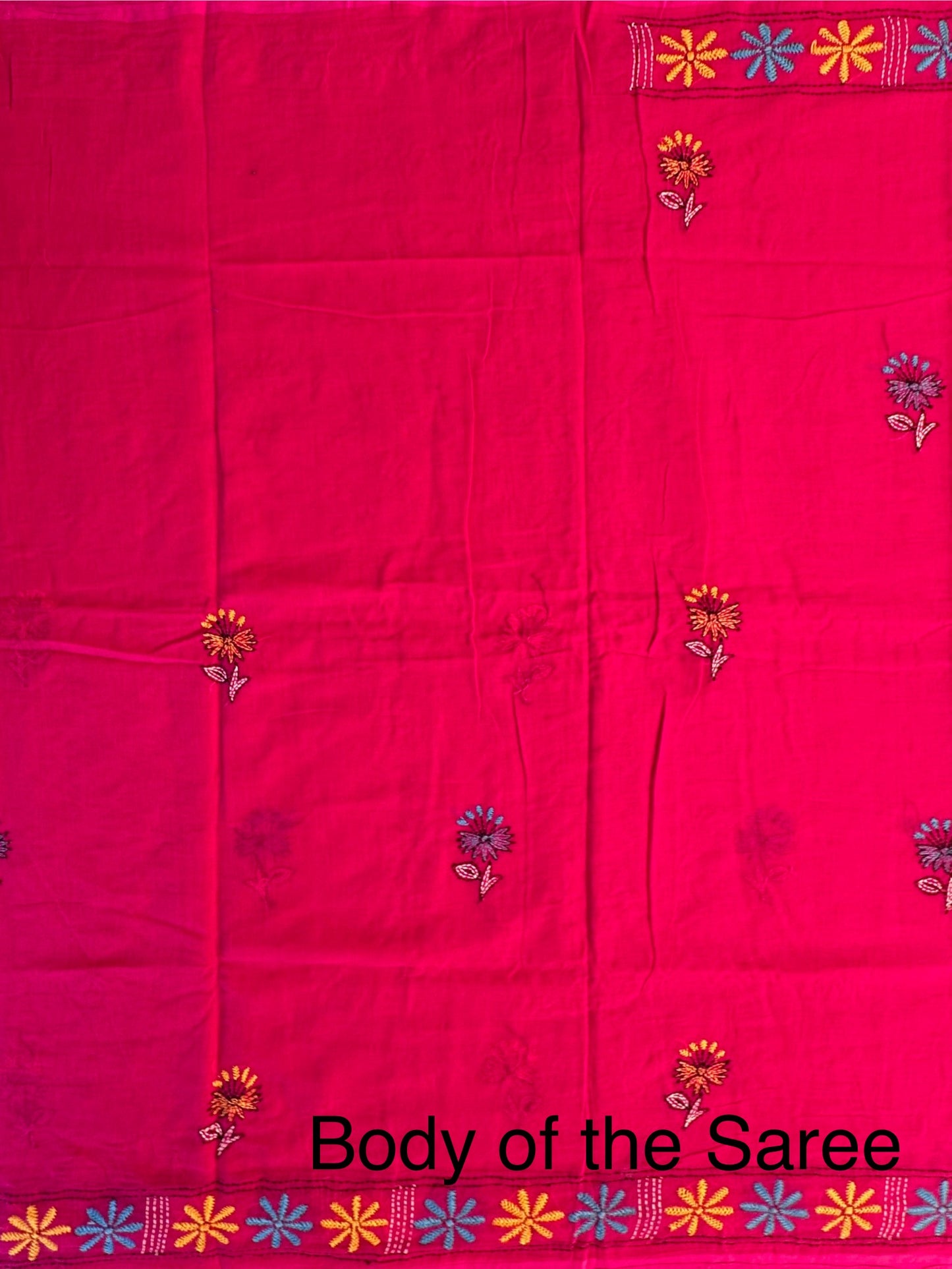 Kaantha Embroidery Cotton Saree
