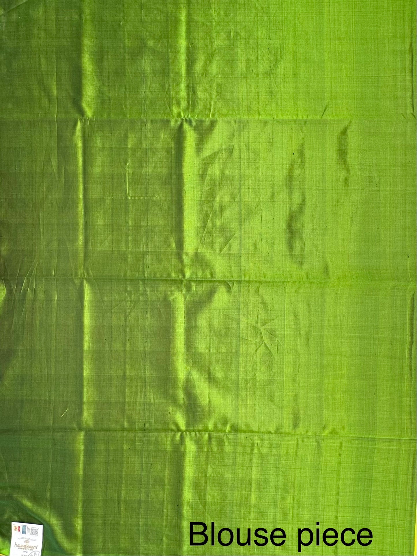 Yellow-Green Handloom Pure Soft Silk Saree