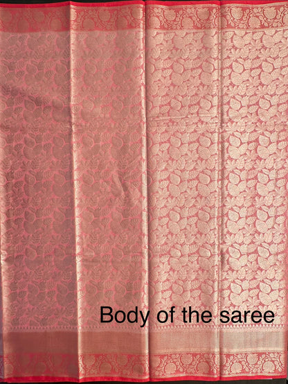 Pink Vartika Tissue Saree