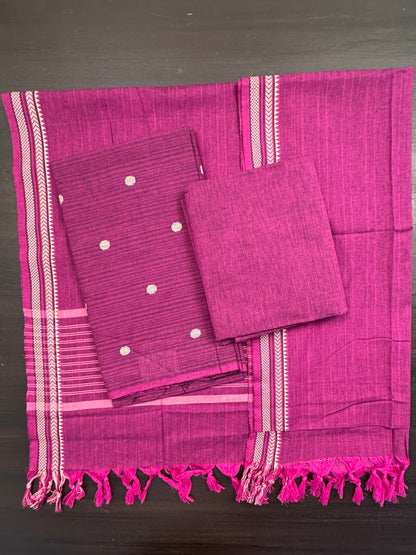 Wine South Cotton Suit